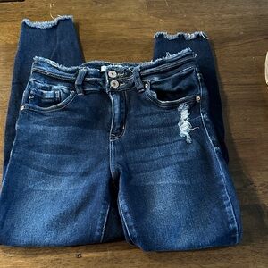 KanCan distressed ankle jeans